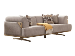 Urla Cream 4-pieces (Sofa & Module Sofa & 2 Chair) Living Room Set - Ornate Home