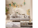 Urla Cream 4-pieces (Sofa & Module Sofa & 2 Chair) Living Room Set - Ornate Home
