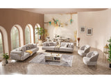 Urla Cream 4-pieces (Sofa & Module Sofa & 2 Chair) Living Room Set - Ornate Home