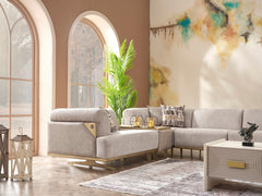 Urla Cream Modular Sectional Sofa - Ornate Home