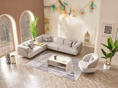 Urla Cream Modular Sectional Sofa - Ornate Home