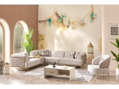 Urla Cream Modular Sectional Sofa - Ornate Home
