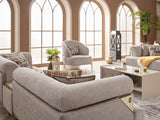 Urla Cream Stationary Module Sofa - Ornate Home