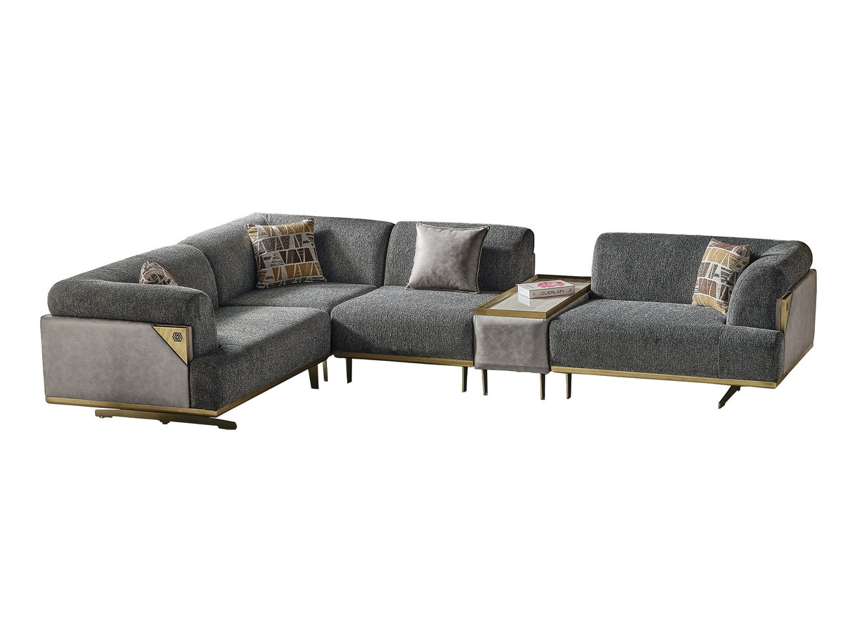 Urla Grey Modular Sectional Sofa - Ornate Home
