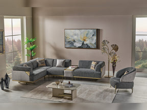 Urla Grey Modular Sectional Sofa - Ornate Home