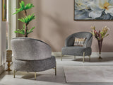 Urla Grey 4-pieces (Sofa & Module Sofa & 2 Chair) Living Room Set