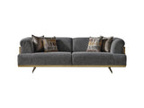 Urla Grey 4-pieces (Sofa & Module Sofa & 2 Chair) Living Room Set