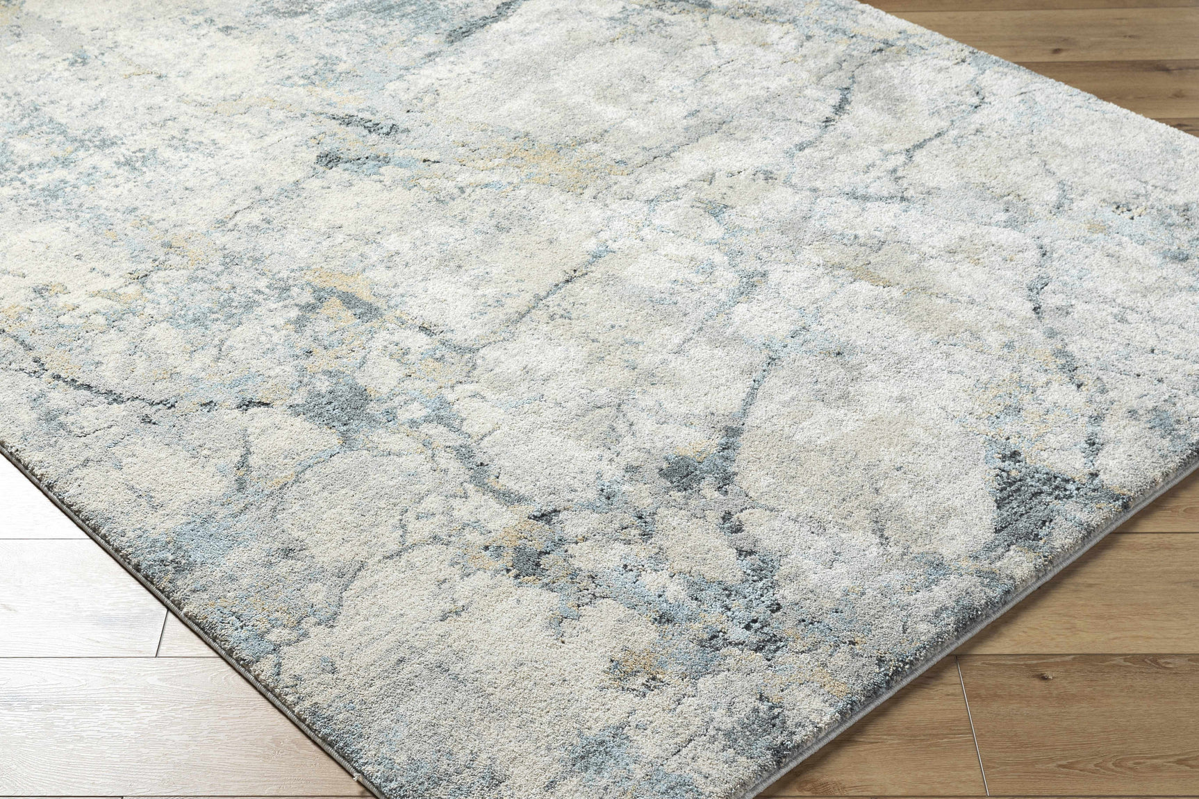 Urowo Light Gray Thick Luxe Rug - Ornate Home
