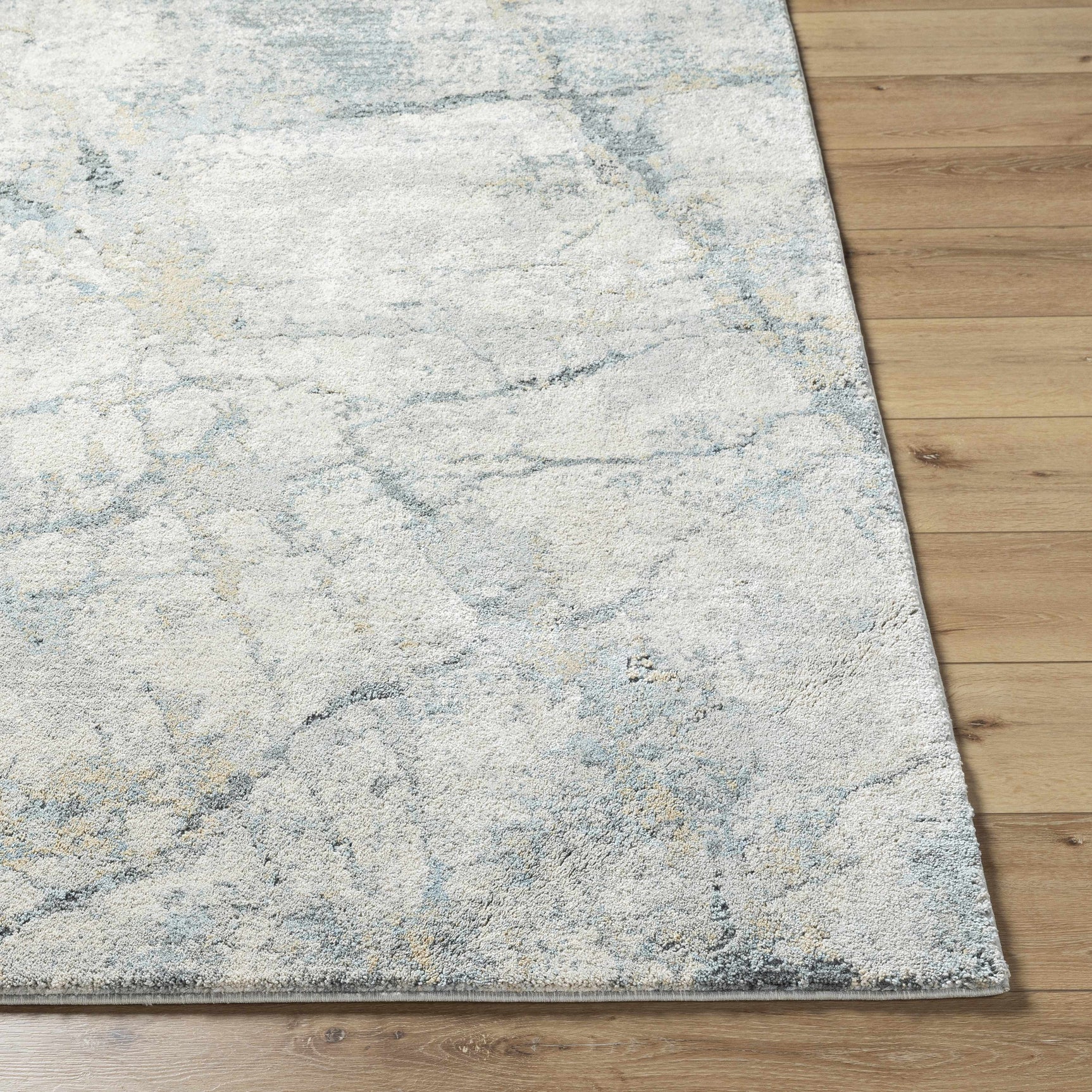 Urowo Light Gray Thick Luxe Rug - Ornate Home