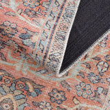Urpi Rose & Blue Washable Area Rug - Clearance - Ornate Home