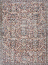 Urpi Rose & Brown Washable Area Rug - Clearance - Ornate Home