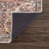 Urpi Rose & Brown Washable Area Rug - Clearance - Ornate Home
