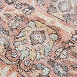 Urpi Rose & Brown Washable Area Rug - Clearance - Ornate Home