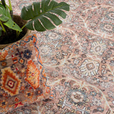 Urpi Rose & Brown Washable Area Rug - Clearance - Ornate Home
