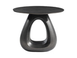 Ursa Black Nickel Side Table - Ornate Home