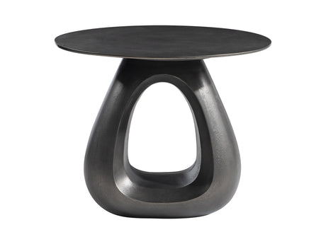 Ursa Black Nickel Side Table - Ornate Home