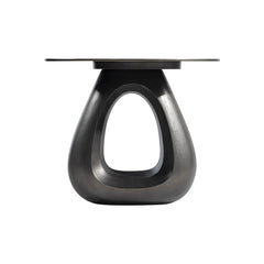 Ursa Black Nickel Side Table - Ornate Home