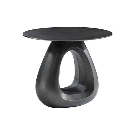 Ursa Black Nickel Side Table - Ornate Home