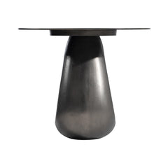 Ursa Black Nickel Side Table - Ornate Home
