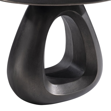 Ursa Black Nickel Side Table - Ornate Home