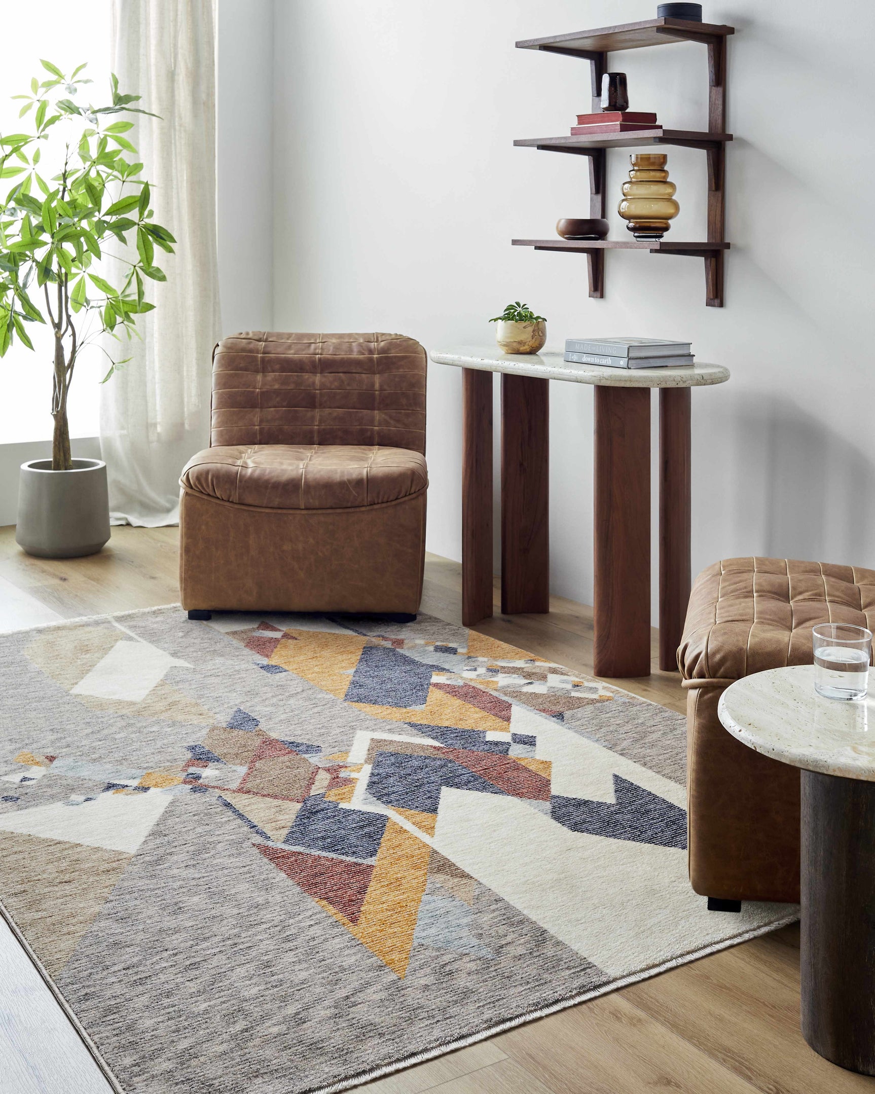 Usonia Machine Woven Frank Lloyd Wright Foundation x LIVABLISS USO-2307 Area Rug - Ornate Home