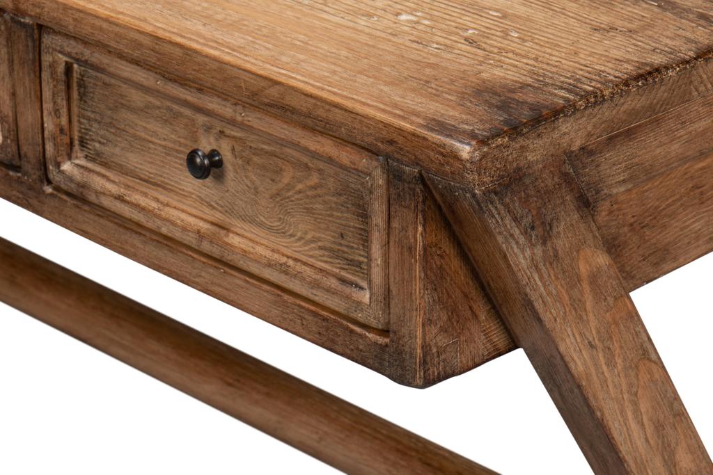 Utility Studio Brown Kitchen Desk - Ornate Home