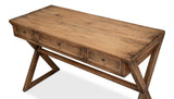 Utility Studio Brown Kitchen Desk - Ornate Home