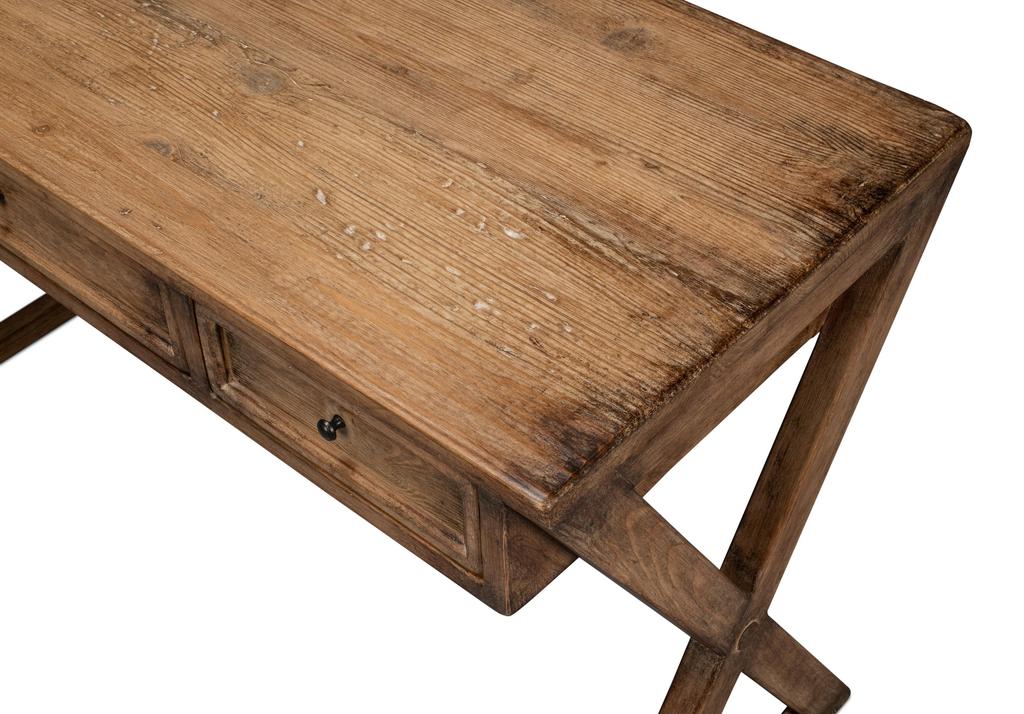 Utility Studio Brown Kitchen Desk - Ornate Home
