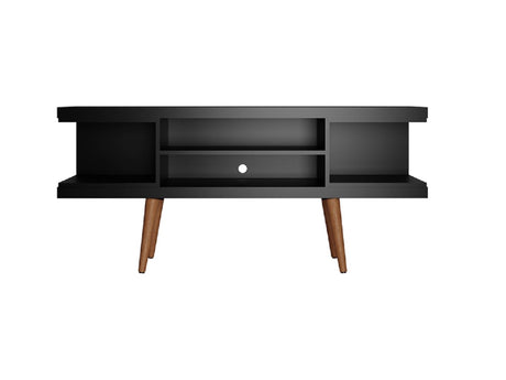 Utopia 53.14 TV Stand in Black - Ornate Home