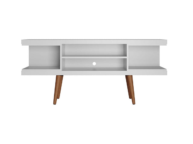 Utopia 53.14 TV Stand in White Matte - Ornate Home