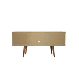 Utopia 53.14 TV Stand in White Matte - Ornate Home