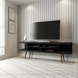 Utopia 70.47 TV Stand in Black - Ornate Home