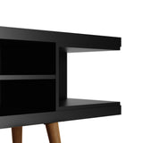 Utopia 70.47 TV Stand in Black - Ornate Home