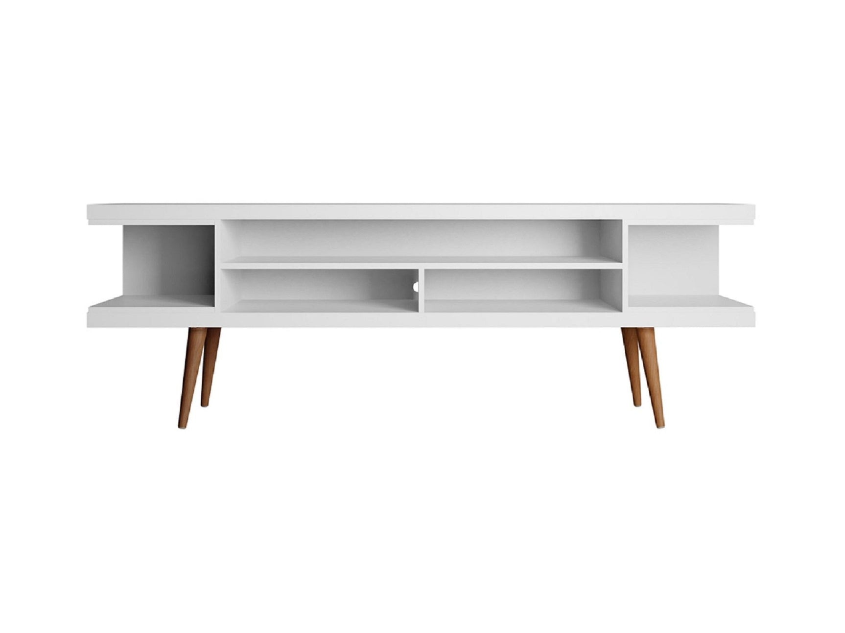 Utopia 70.47 TV Stand in White Matte - Ornate Home