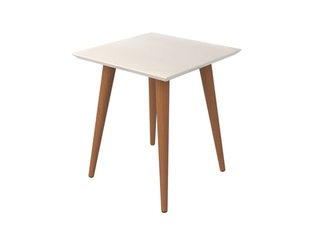 Utopia High Square End Table in Off White - Ornate Home