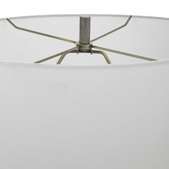 V-Groove Black/Gray Modern Table Lamp - Ornate Home