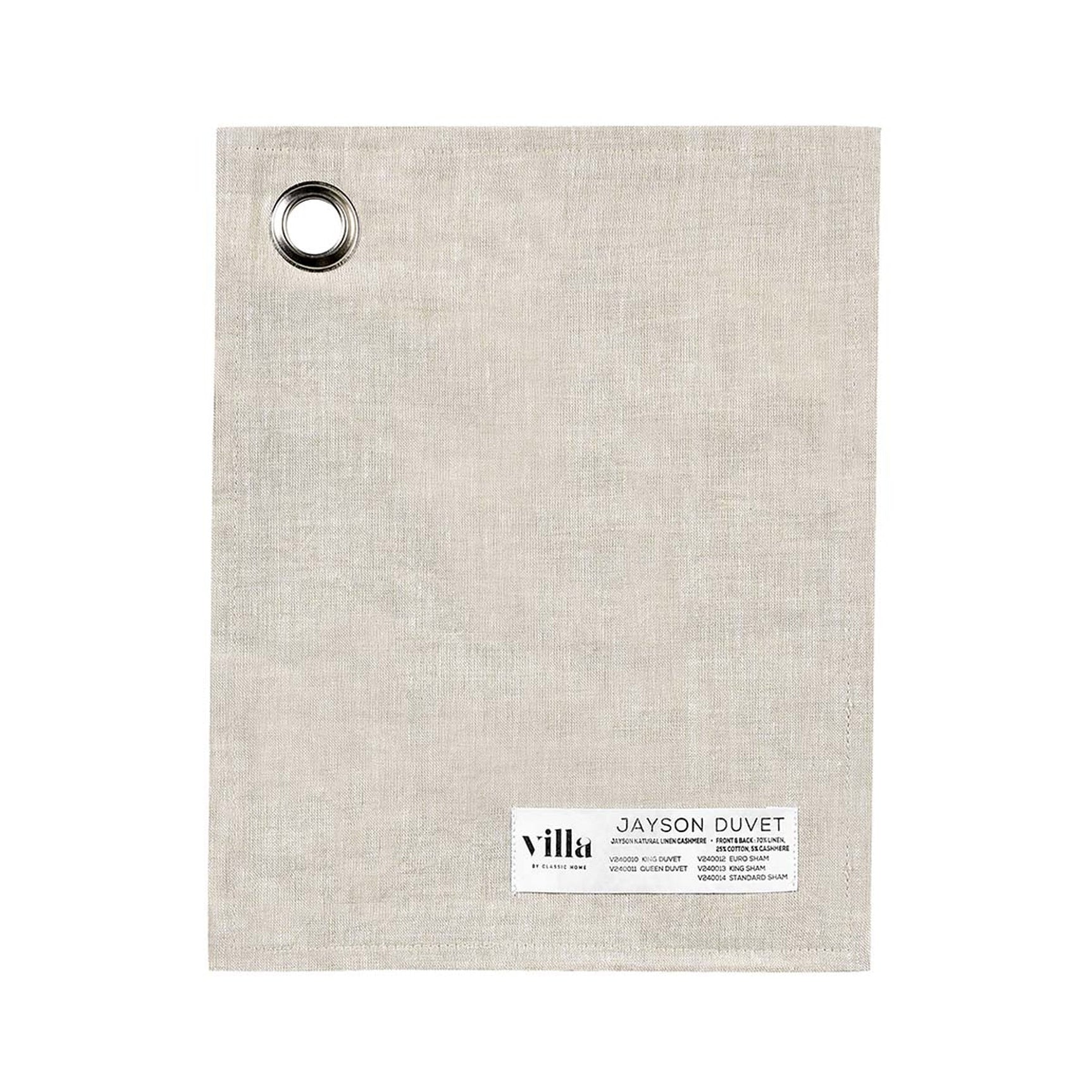 Jayson Natural Linen Cashmere Duvet Collection