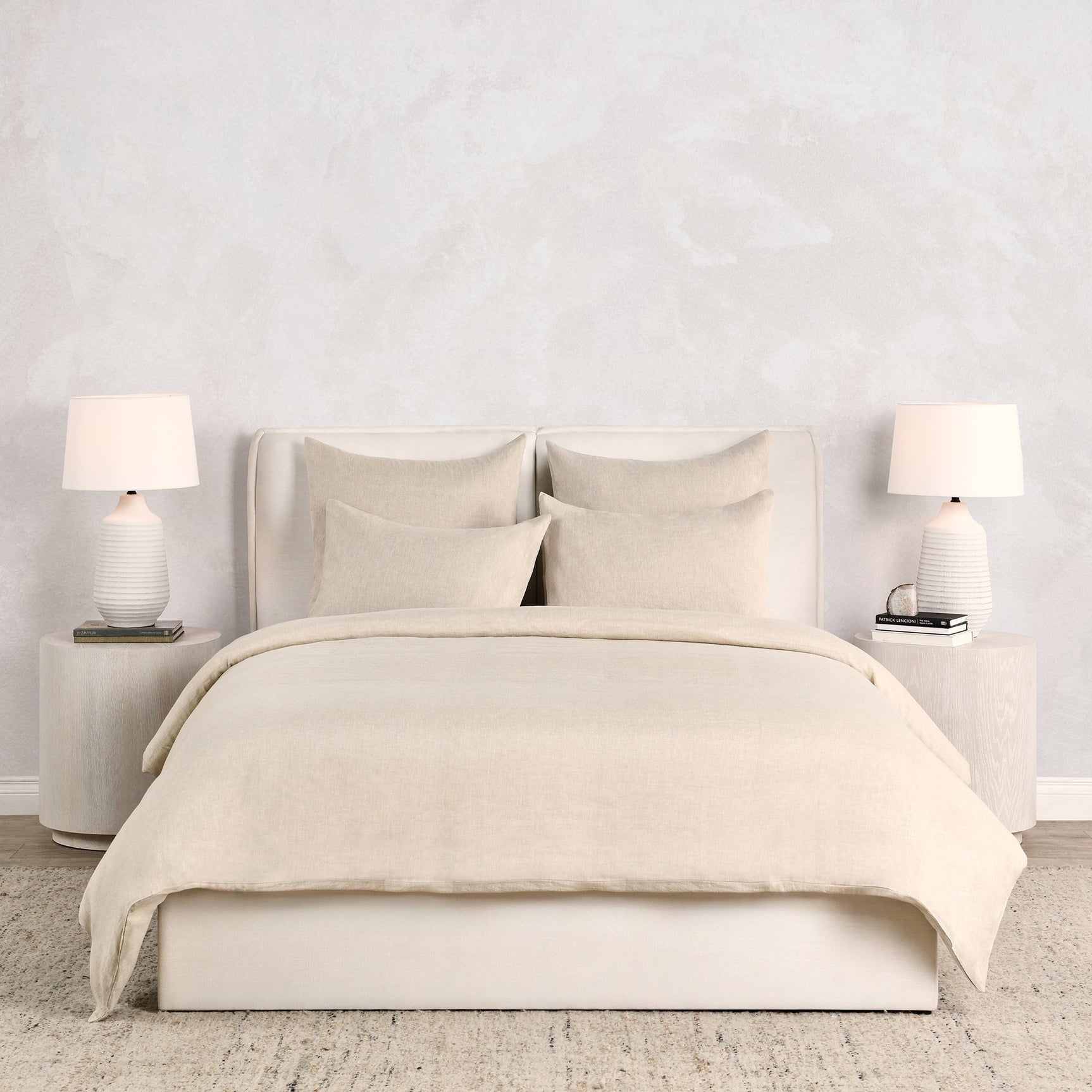 Jayson Natural Linen Cashmere Duvet Collection