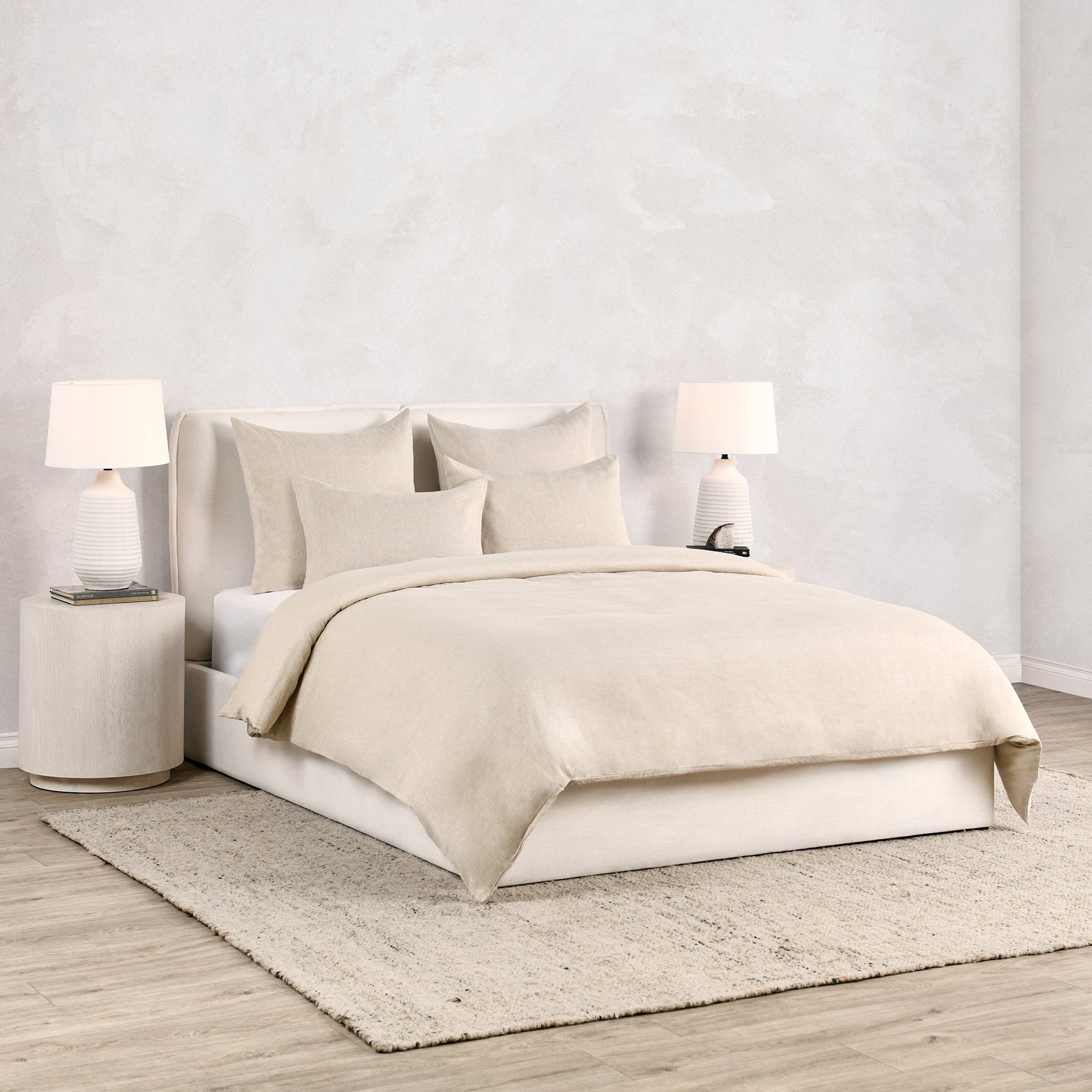 Jayson Natural Linen Cashmere Duvet Collection