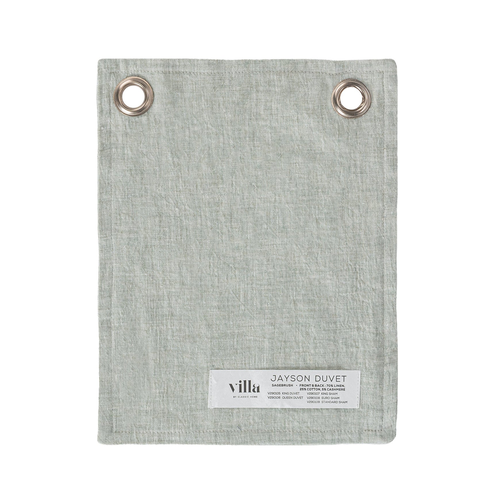 Jayson Sagebrush Linen Cashmere Duvet Collection