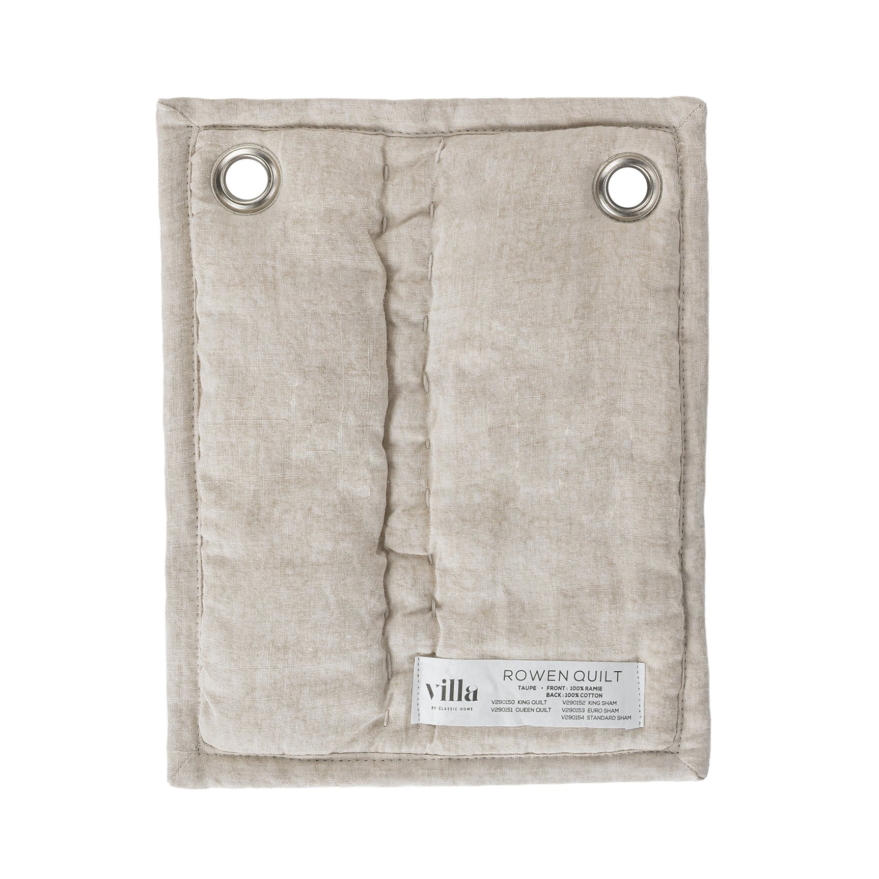 Rowen Taupe Quilt Collection