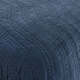 Elms Crisp Blue Velvet Quilt Collection