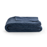 Elms Crisp Blue Velvet Quilt Collection