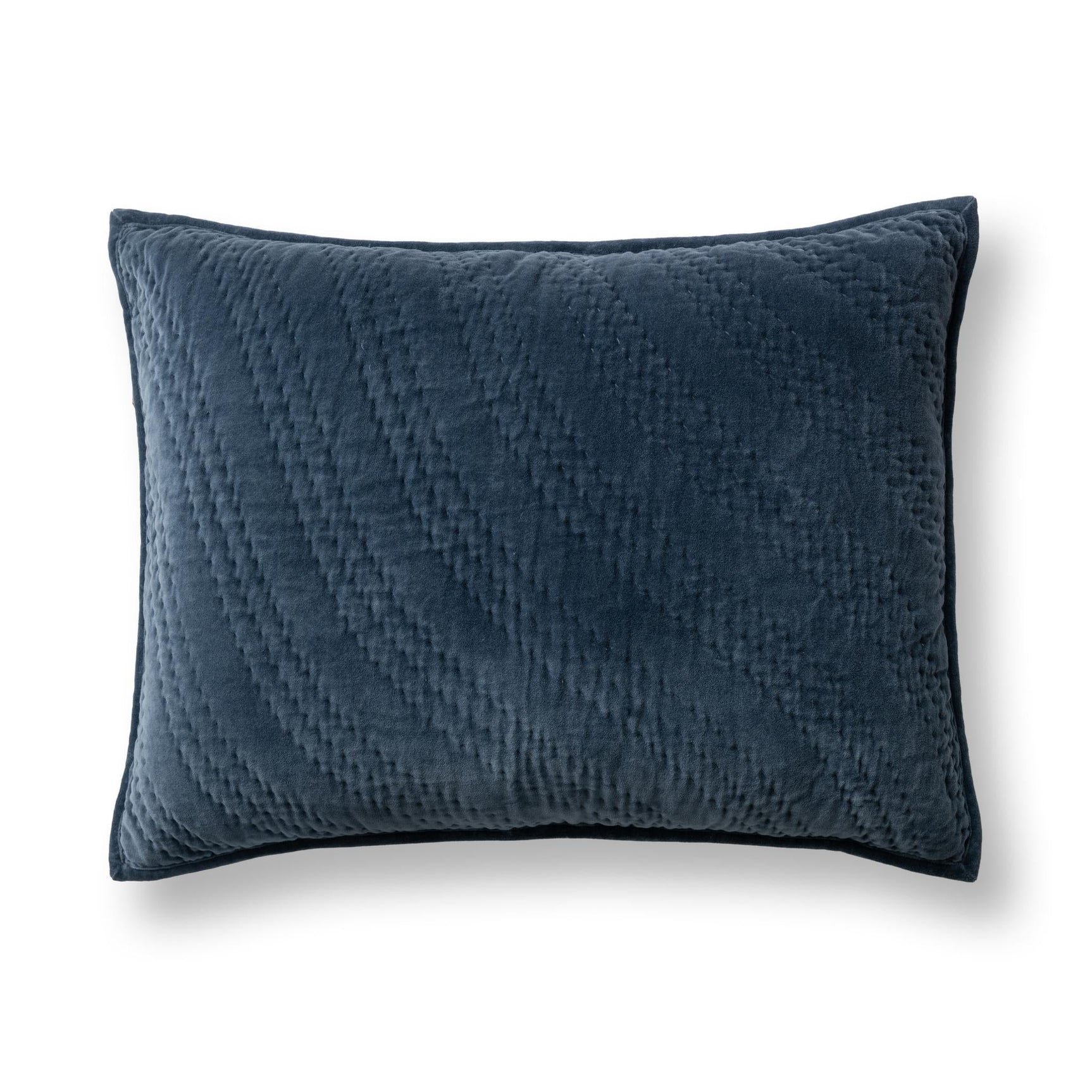 Elms Crisp Blue Velvet Quilt Collection