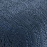 Elms Crisp Blue Velvet Quilt Collection