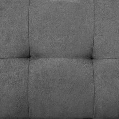 Toby Gray 95"W Woven Fabric Reversible Sleeper Sectional Sofa with Storage Chaise