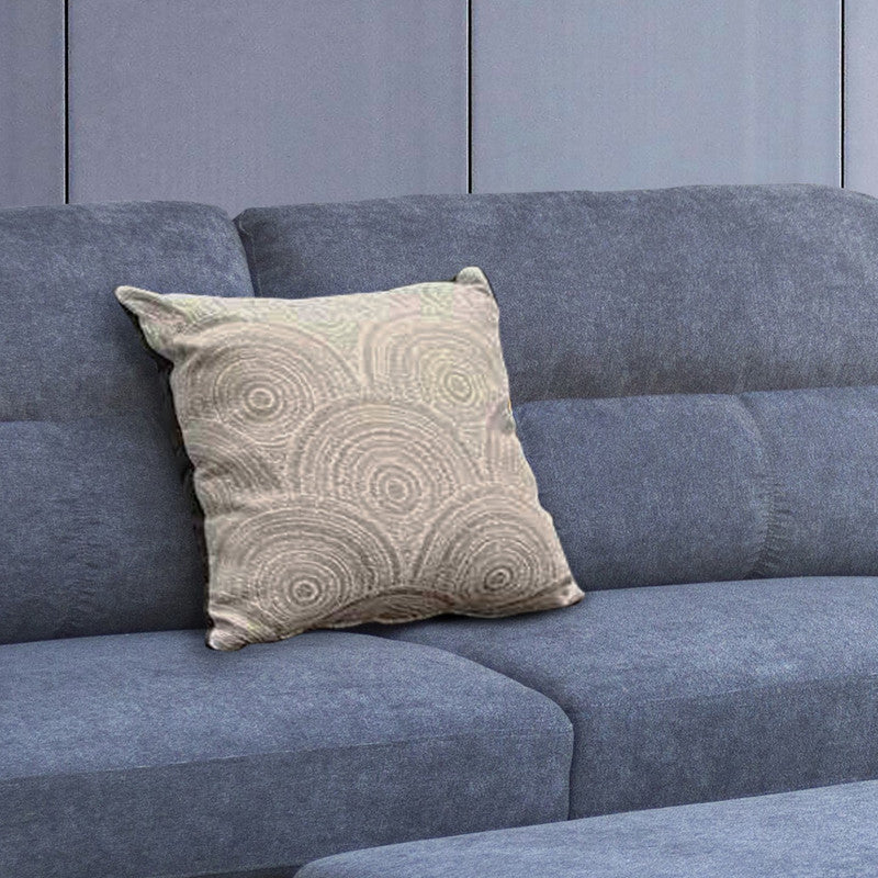 Diego Gray 100"W Fabric Sectional Sofa with Right-Facing Chaise & Ottoman