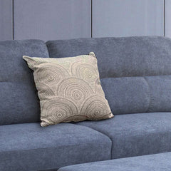 Diego Gray 100"W Fabric Sectional Sofa with Right-Facing Chaise & Ottoman