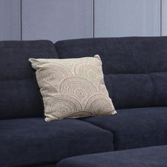 Diego Black 100"W Fabric Sectional Sofa with Right-Facing Chaise & Ottoman
