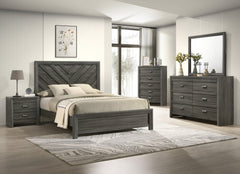 VALOR Grey Nightstand - Ornate Home